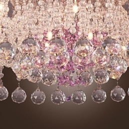 Lyxig Kristallkrona Med 12 Lampor Louis Design