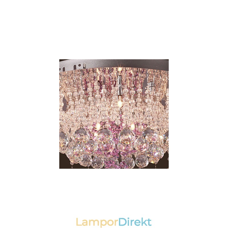 Lyxig Kristallkrona Med 12 Lampor Louis Design