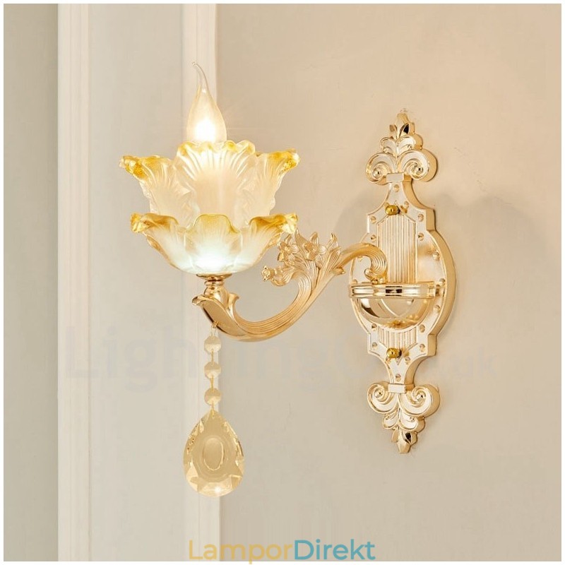 Enkel Ljus Traditionell Klassisk Vardagsrum Matsal Sängrum Metall Lyxiga Inomhusvägglampetter