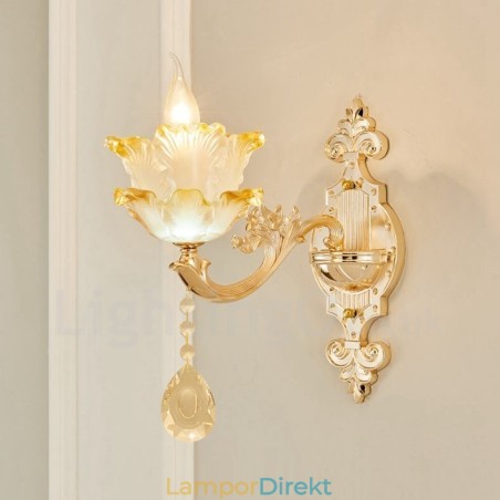 Enkel Ljus Traditionell Klassisk Vardagsrum Matsal Sängrum Metall Lyxiga Inomhusvägglampetter