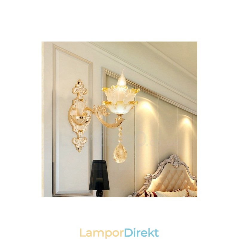 Enkel Ljus Traditionell Klassisk Vardagsrum Matsal Sängrum Metall Lyxiga Inomhusvägglampetter