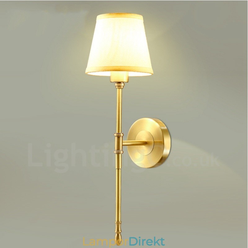 Single Light Traditionell Klassisk Koppar Inomhus Vägglampetter