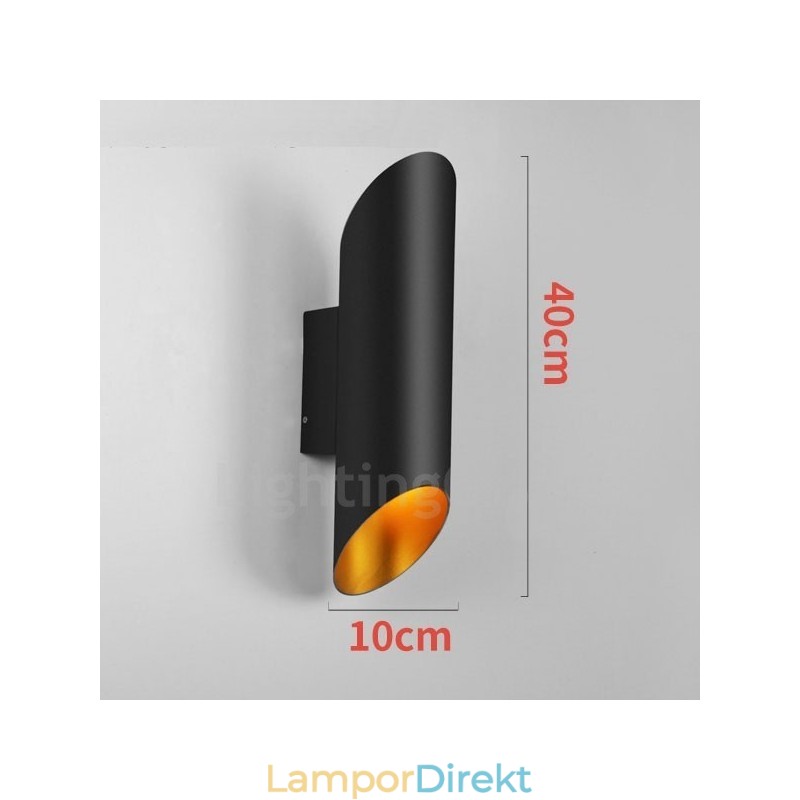 Moderna Samtida Infällda Vägglampor I Aluminiumlegering