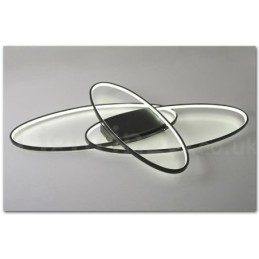 Dimbar Oval Modern Samtida Taklampa Av Aluminium Infälld Lampa För Vardagsrumsbäddsrum Kan Även Användas Som Vägglampa