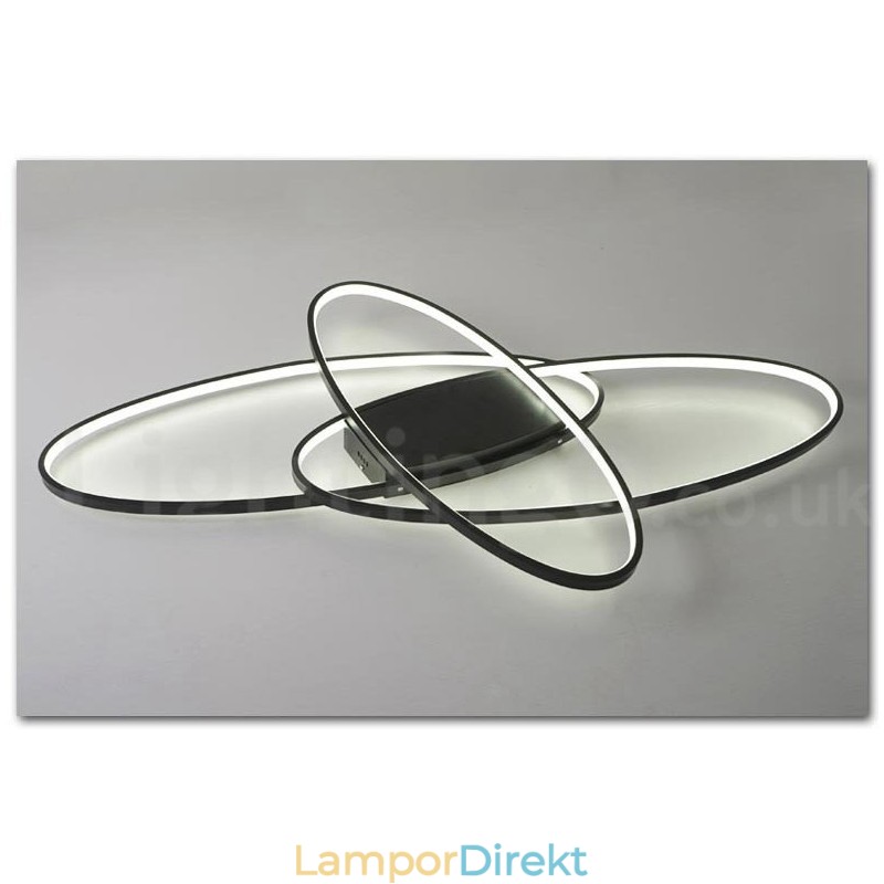 Dimbar Oval Modern Samtida Taklampa Av Aluminium Infälld Lampa För Vardagsrumsbäddsrum Kan Även Användas Som Vägglampa