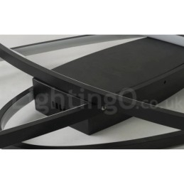 Dimbar Oval Modern Samtida Taklampa Av Aluminium Infälld Lampa För Vardagsrumsbäddsrum Kan Även Användas Som Vägglampa