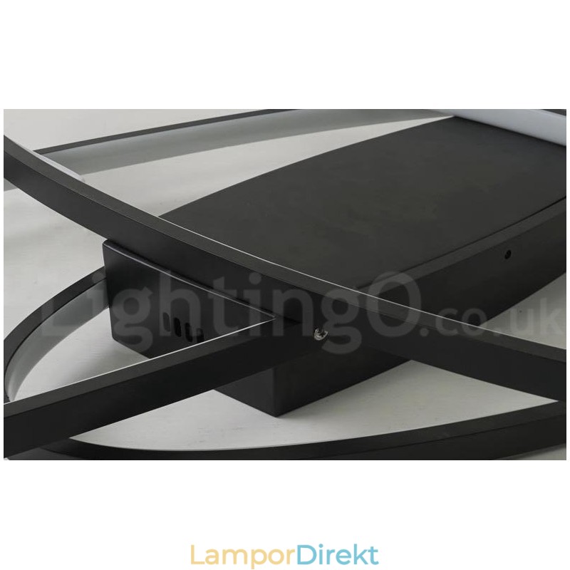 Dimbar Oval Modern Samtida Taklampa Av Aluminium Infälld Lampa För Vardagsrumsbäddsrum Kan Även Användas Som Vägglampa
