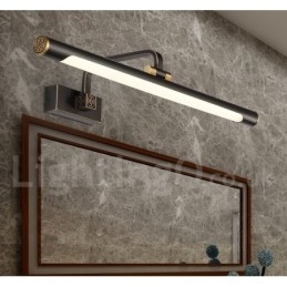 Ipmirror Lamp Badrumsbelysning Vägglampor I Rent Mässing Med Akrylskärm Sminkningsbelysning