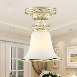 Europe Type Resin Glas Kupol Ljus Sweet To Absorb Dome Light Lamp