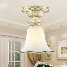 Europe Type Resin Glas Kupol Ljus Sweet To Absorb Dome Light Lamp