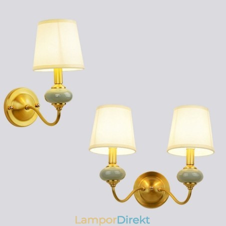 Ren Mässing Lyxig Rustik Retro Vintage Mässing Keramik Ljus Väggljus Med Glasskärm Special För Hotellkontor Showroom Vardagsrum Matsal Ren Mässing Lyxig Rustik Retro Vintage Mässing Keramik Ljus Väggljus Med Glasskärm Special För Hotellkontor Showroom Vardagsrum Matsal