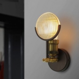 1 Ljus Rustik Retro Vintage Vägglampa Med Glasskärm Special För Hotellkontor Showroom Vardagsrum Matsal