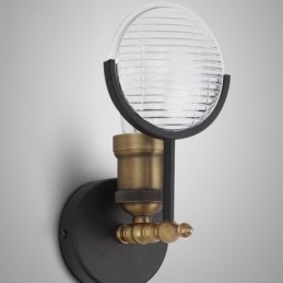 1 Ljus Rustik Retro Vintage Vägglampa Med Glasskärm Special För Hotellkontor Showroom Vardagsrum Matsal