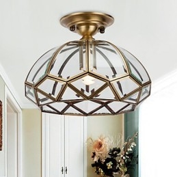 Modern Och Modern Dekorativ Design Av Koppar Takljusfamilj