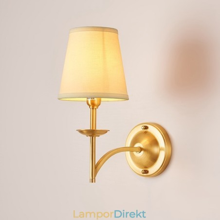 Ren Mässing Lyxig Rustik Retro Vintage 1 Ljus Väggljus Med Tygskärm Special För Hotellsovrum Showroom Vardagsrum Matsal Ren Mässing Lyxig Rustik Retro Vintage 1 Ljus Väggljus Med Tygskärm Special För Hotellsovrum Showroom Vardagsrum Matsal