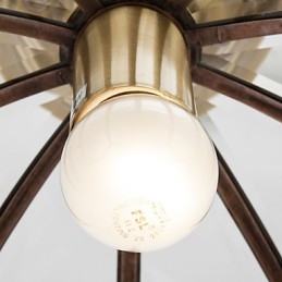 Modern Och Modern Dekorativ Design Av Koppar Takljusfamilj