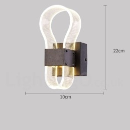 Modern Vägglampa Med Akrylskärm För Korridorgången I Sovrummet