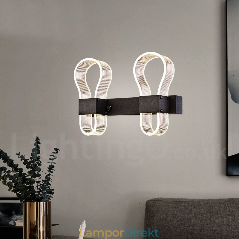 Modern Vägglampa Med Akrylskärmar För Korridorgången I Sovrummet