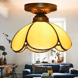 Europe Typ Återställande Forntida Sätt Är Kontrakterad Och Kreativ Konst Böjning Absorbera Dome Light Lamp