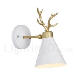 Modern Horn Vägglampa