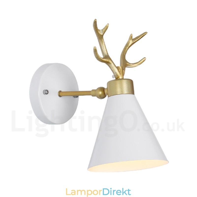 Modern Horn Vägglampa