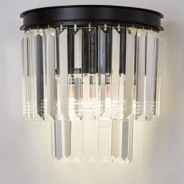 Modern Luxury K9 Kristallvägglampa Med Kristallskärm