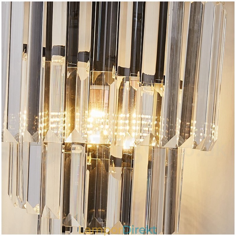 Modern Luxury K9 Kristallvägglampa Med Kristallskärm