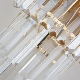 Guldmatchande Postmodern Luxury K9 Crystal Vägglampa Med Kristallskärm