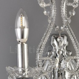 2 Ljus Guld Svart American Style Crystal Vägglampa För Vardagsrum Matsal Klädaffär Coffee Store Hotel