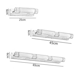 Vägglampa Mässing Akryl Cylinder Spegel Front Light