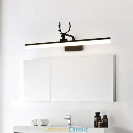 Antler Mirror Front Light Akryl Vägglampa Toalett Smink Ljus Armatur Antler Mirror Front Light Akryl Vägglampa Toalett Smink Ljus Armatur