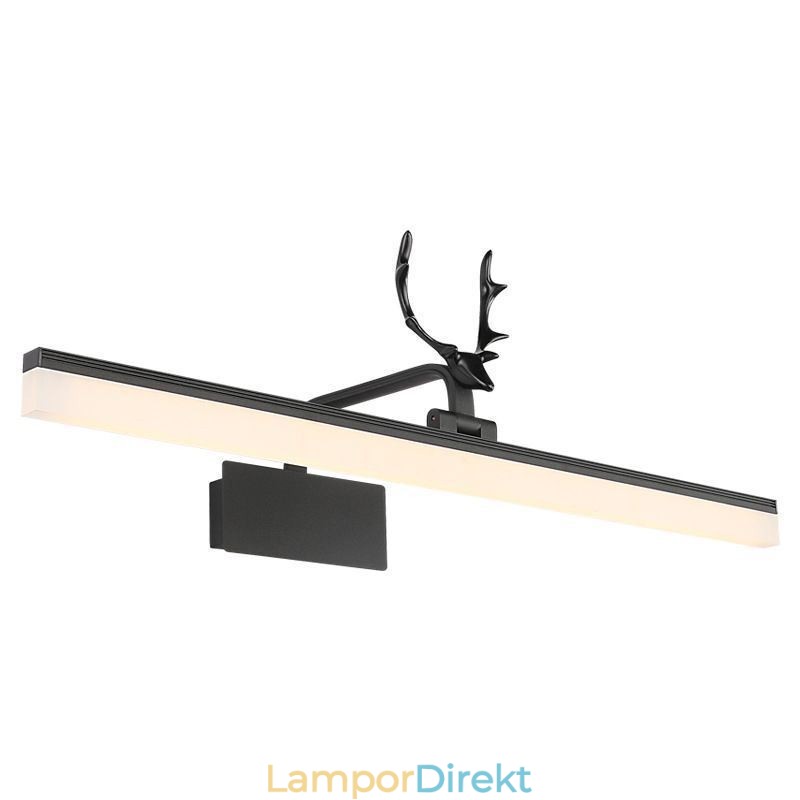 Antler Mirror Front Light Akryl Vägglampa Toalett Smink Ljus Armatur
