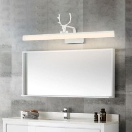 Antler Mirror Front Light Akryl Vägglampa Toalett Smink Ljus Armatur