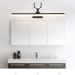 Antler Mirror Front Light Akryl Vägglampa Toalett Smink Ljus Armatur
