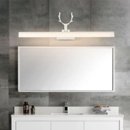 Antler Mirror Front Light Akryl Vägglampa Toalett Smink Ljus Armatur