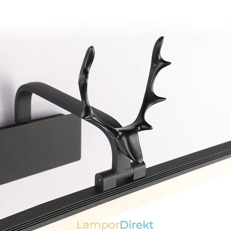 Antler Mirror Front Light Akryl Vägglampa Toalett Smink Ljus Armatur