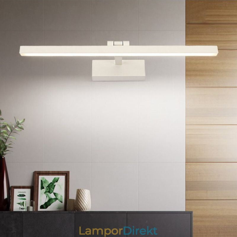 Nordic Style Spegel Front Ljus Vinkel Justerbar Vägglampa Toalett