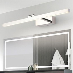 Nordic Style Spegel Front Ljus Vinkel Justerbar Vägglampa Toalett