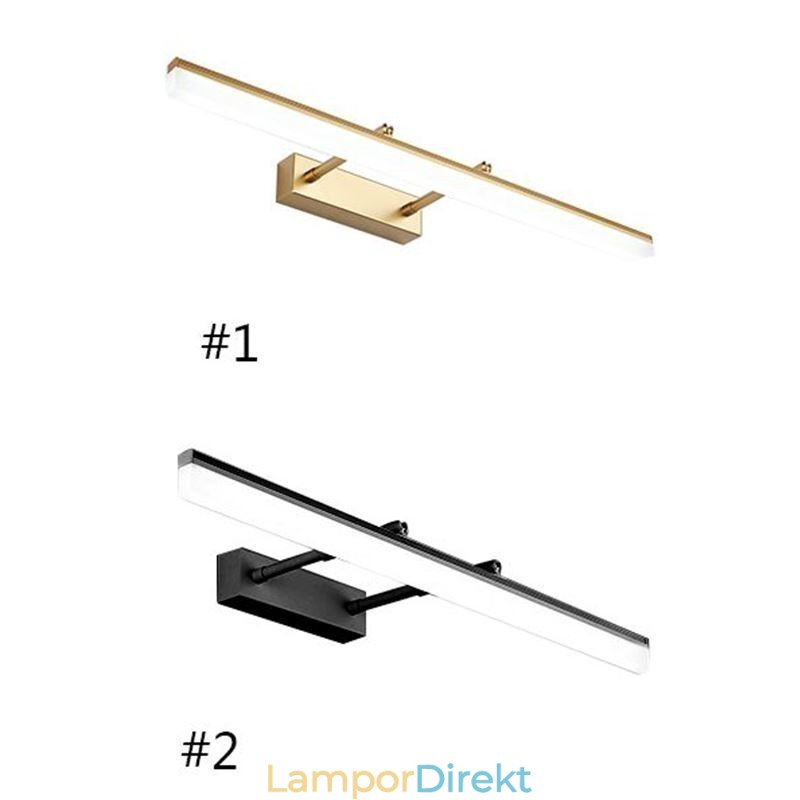 Spegel Front Light Akryl Sträckbar Sconce Lampa Toalettrum Korridor