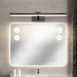 Nordic Style Spegel Front Ljus Vinkel Justerbar Vägglampa Toalett