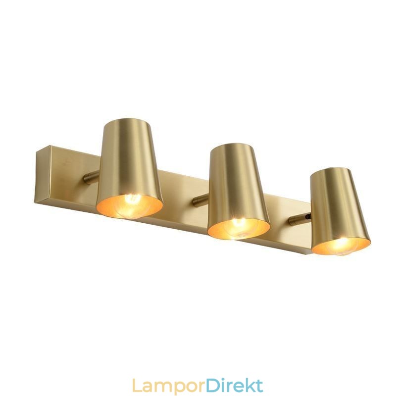 Nordic Brass Mirror Front Light Spot Vägglampa