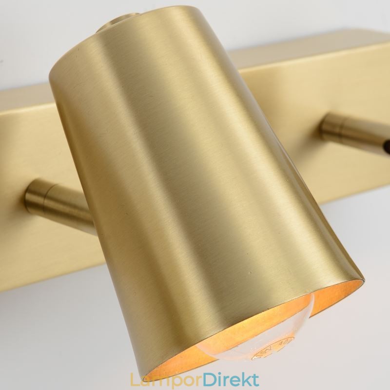 Nordic Brass Mirror Front Light Spot Vägglampa