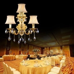 Europeiskt Mode Vägglampa Lyxig Crystal Drop Wall Sconce Belysning