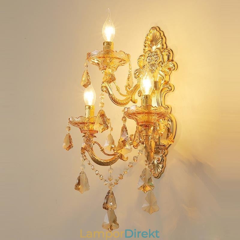 Lyxig Vägglampa Elegant Vägglampa Dekorationslampa Sängbelysning