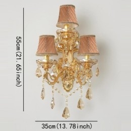 Lyxig Vägglampa Elegant Vägglampa Dekorationslampa Sängbelysning