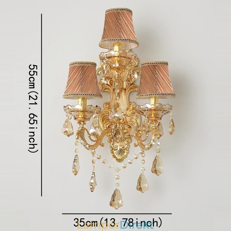 Lyxig Vägglampa Elegant Vägglampa Dekorationslampa Sängbelysning