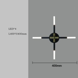 Vägglampa Modern Minimalistisk Varmvit Kreativ Vägglampa
