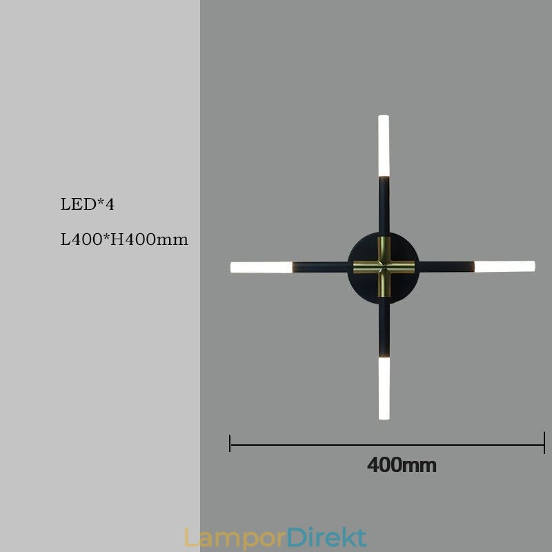 Vägglampa Modern Minimalistisk Varmvit Kreativ Vägglampa
