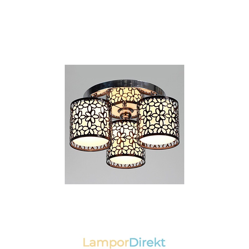 Modern Samtida Målning Metal Flush Mount