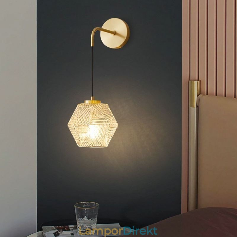 Modern Vägglampa Kreativ Vägglampa I Glas